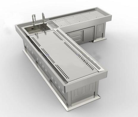ZHJPT-7多模塊尸體解剖臺(tái)
